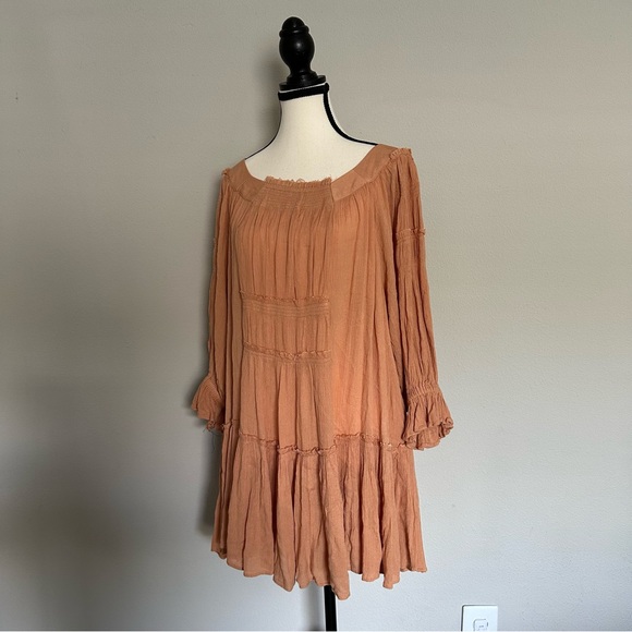 *FREE PEOPLE* Peach See Ya There - Picture 4 of 8